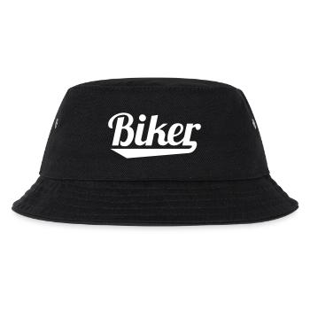 Biker - Kinder Bucket Hat - Schwarz - Vorne