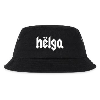 Helga - Kinder Bucket Hat - Schwarz - Vorne