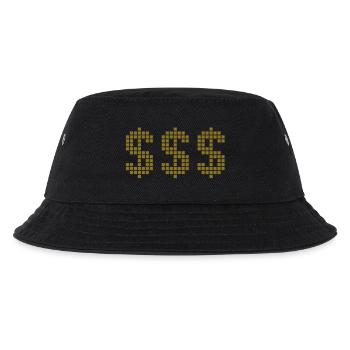 $ Dollar Sign Money - Kids’ Bucket Hat - black - Front