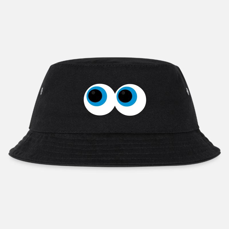 Augen zu - Kinder Bucket Hat - Schwarz