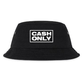 CASH ONLY - Kinder Bucket Hat - Schwarz - Vorne