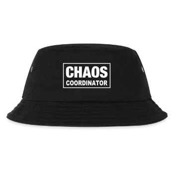 Chaos Coordinator Genie beherrscht chaos Mama Papa - Kinder Bucket Hat - Schwarz - Vorne