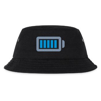 Energy battery fully charged - Kids’ Bucket Hat - black - Front