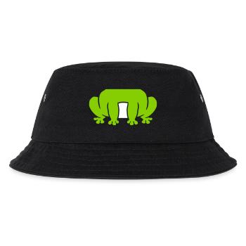 Disguise costume sitting frog - Kids’ Bucket Hat - black - Front