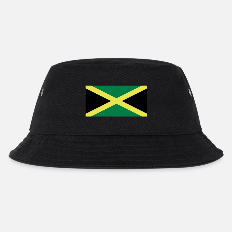 Jamaika - Kinder Bucket Hat - Schwarz