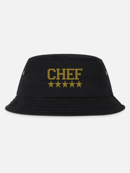 chef - Kinder Bucket Hat - Schwarz