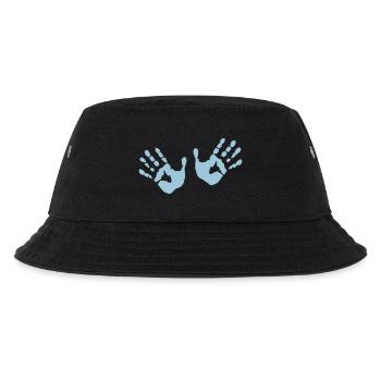 Hands - Hände - Kinder Bucket Hat - Schwarz - Vorne