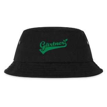 Gärtner - Kinder Bucket Hat - Schwarz - Vorne