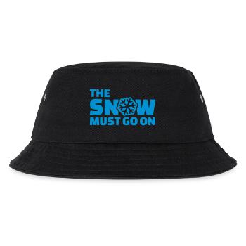 Schnee - Kinder Bucket Hat - Schwarz - Vorne