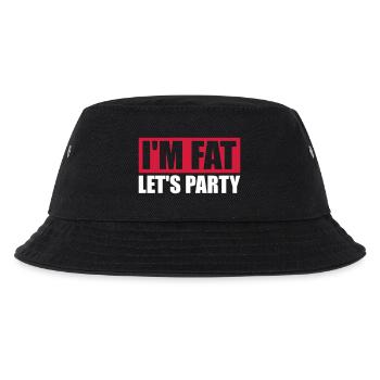 at the fat lets party - Kids’ Bucket Hat - black - Front