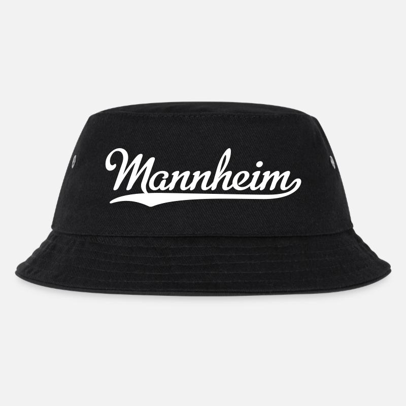 Mannheim - Kinder Bucket Hat - Schwarz