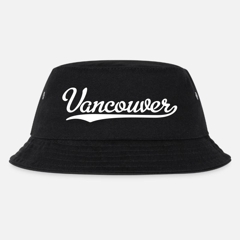 Vancouver - Kinder Bucket Hat - Schwarz