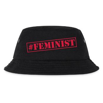 feminist - Kinder Bucket Hat - Schwarz - Vorne
