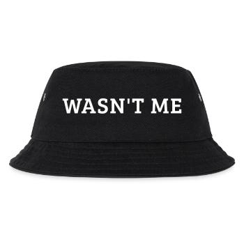 Wasn't me Ich war's nicht - Kinder Bucket Hat - Schwarz - Vorne