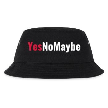 Yes No Maybe Engagement Love Gift - Kids’ Bucket Hat - black - Front