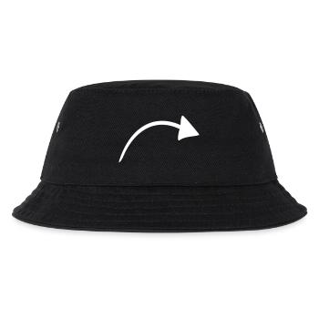 Pfeil - Kinder Bucket Hat - Schwarz - Vorne