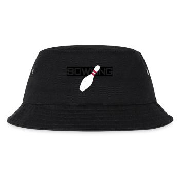 Bowling - Kids’ Bucket Hat - black - Front
