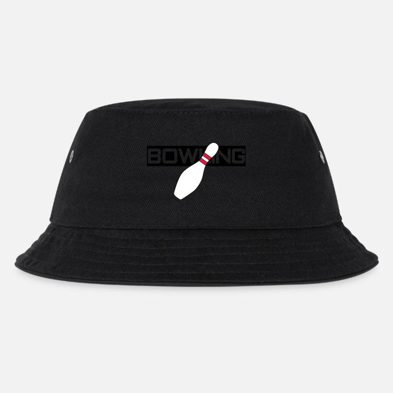 Bowling - Kids’ Bucket Hat - black