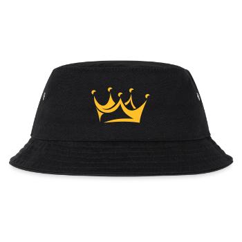 Krone - Kinder Bucket Hat - Schwarz - Vorne