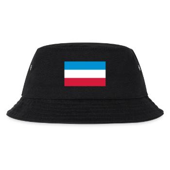 Schleswig-Holstein Fahne - Kinder Bucket Hat - Schwarz - Vorne