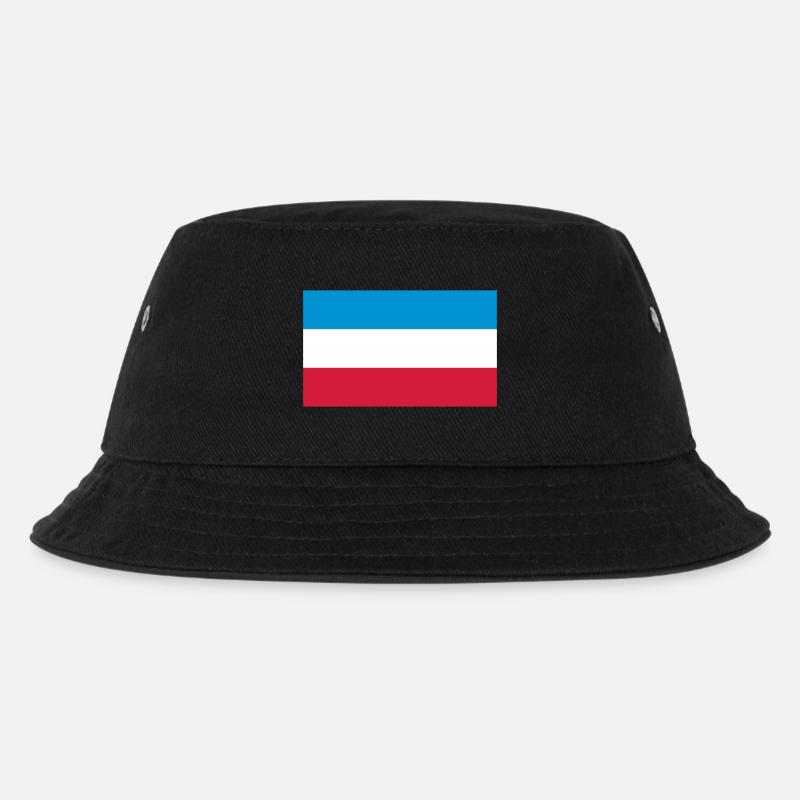 Schleswig-Holstein Fahne - Kinder Bucket Hat - Schwarz