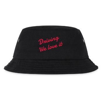 Fahrer Fahren Sport Auto Spieler - Kinder Bucket Hat - Schwarz - Vorne