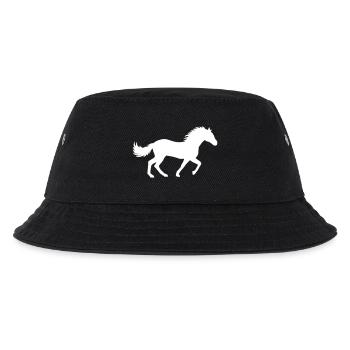 Conception de silhouette de cheval de course - Bob Enfant - noir - Devant