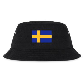 sweden flag - Kinder Bucket Hat - Schwarz - Vorne