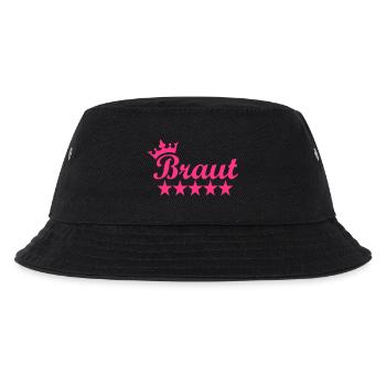 Braut - Kinder Bucket Hat - Schwarz - Vorne