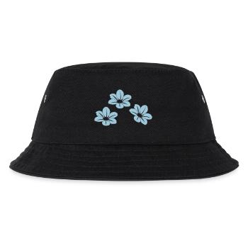 Blumen - Kinder Bucket Hat - Schwarz - Vorne
