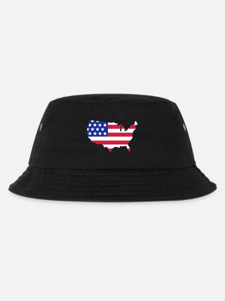 Stars and Stripes of USA, United States of America - Bob Enfant - noir