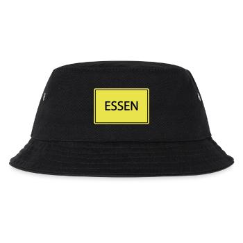 Town sign Essen - Kids’ Bucket Hat - black - Front