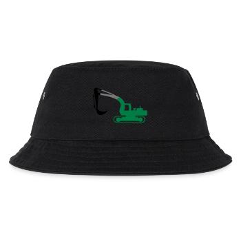 excavator - Kids’ Bucket Hat - black - Front