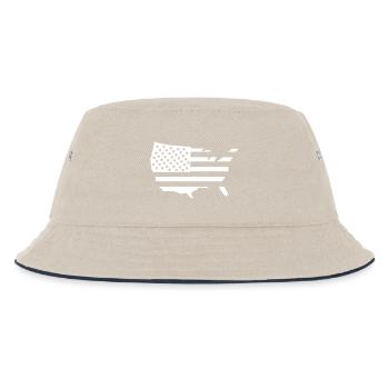 États-Unis Amérique 1 - Bob Enfant - blanc cassé/bleu marine - Devant