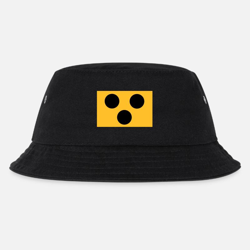 Blind - Blindenzeichen - Kinder Bucket Hat - Schwarz
