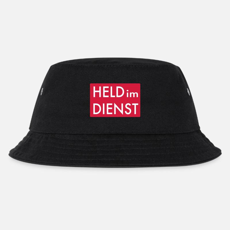 Held - Kinder Bucket Hat - Schwarz