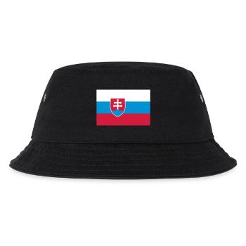 slovakia flag - Kinder Bucket Hat - Schwarz - Vorne