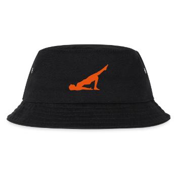 2541614 15809713 yoga - Kinder Bucket Hat - Schwarz - Vorne