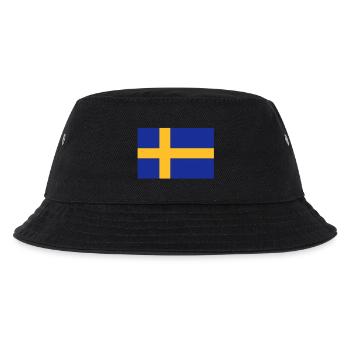 drapeau_suede - Kinder Bucket Hat - Schwarz - Vorne
