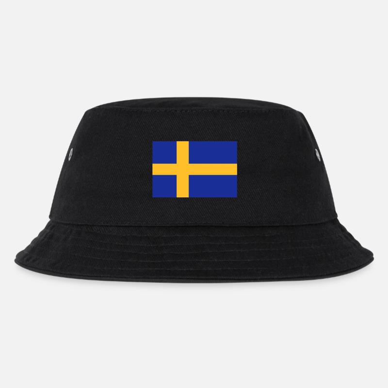 drapeau_suede - Kinder Bucket Hat - Schwarz