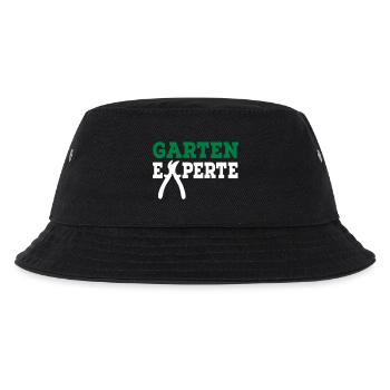 Garten - Kinder Bucket Hat - Schwarz - Vorne