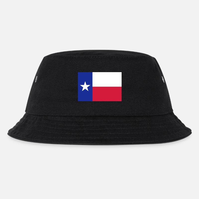 Flag Texas - Kids’ Bucket Hat - black