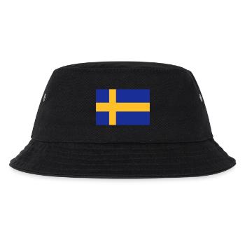 Sweden - Swedish flag - Kids’ Bucket Hat - black - Front
