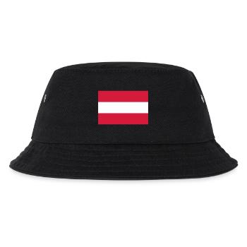 Österreich - Kinder Bucket Hat - Schwarz - Vorne