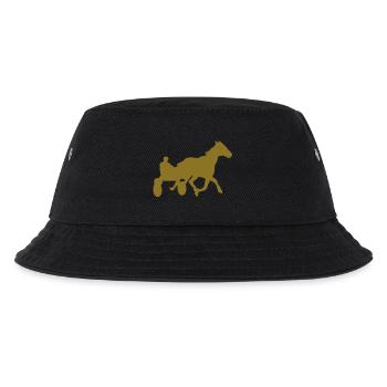 Pferderennen Pferderennen horse8 jocke - Kinder Bucket Hat - Schwarz - Vorne