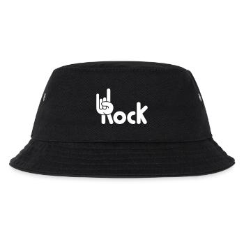 Heavy Metal Hard Rock Musique Cors Geste Logo - Bob Enfant - noir - Devant