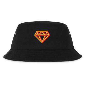 Diamant (pierre précieuse symbole brillant / Outl. Rouge 2C) - Bob Enfant - noir - Devant