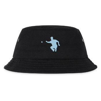 petanque1 Zeiger Ball - Kinder Bucket Hat - Schwarz - Vorne