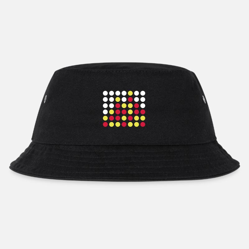 Vier gewinnt! - Kinder Bucket Hat - Schwarz