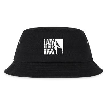 like to get high - Kinder Bucket Hat - Schwarz - Vorne